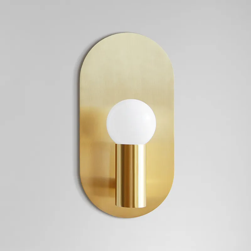 Outdoor Lighting Brass - Nordycka kreatywna lampa ścienna do hotelu,