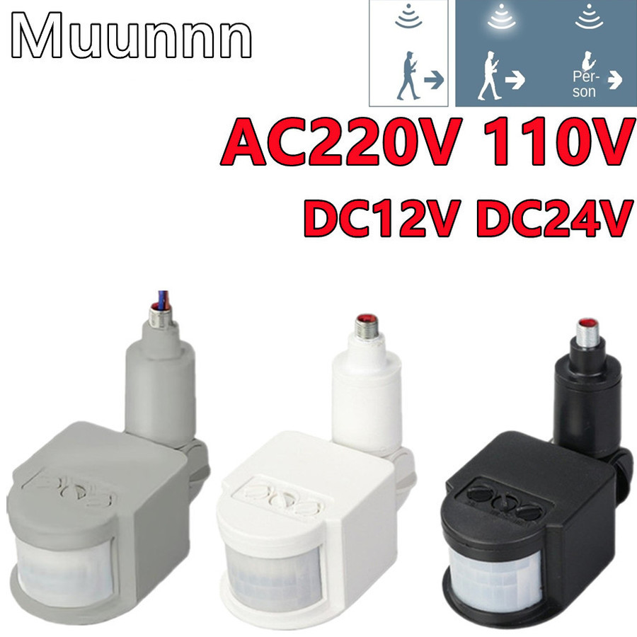 Outdoor Lighting Timer Switch - Czujnik ruchu PIR 220 V/110 V