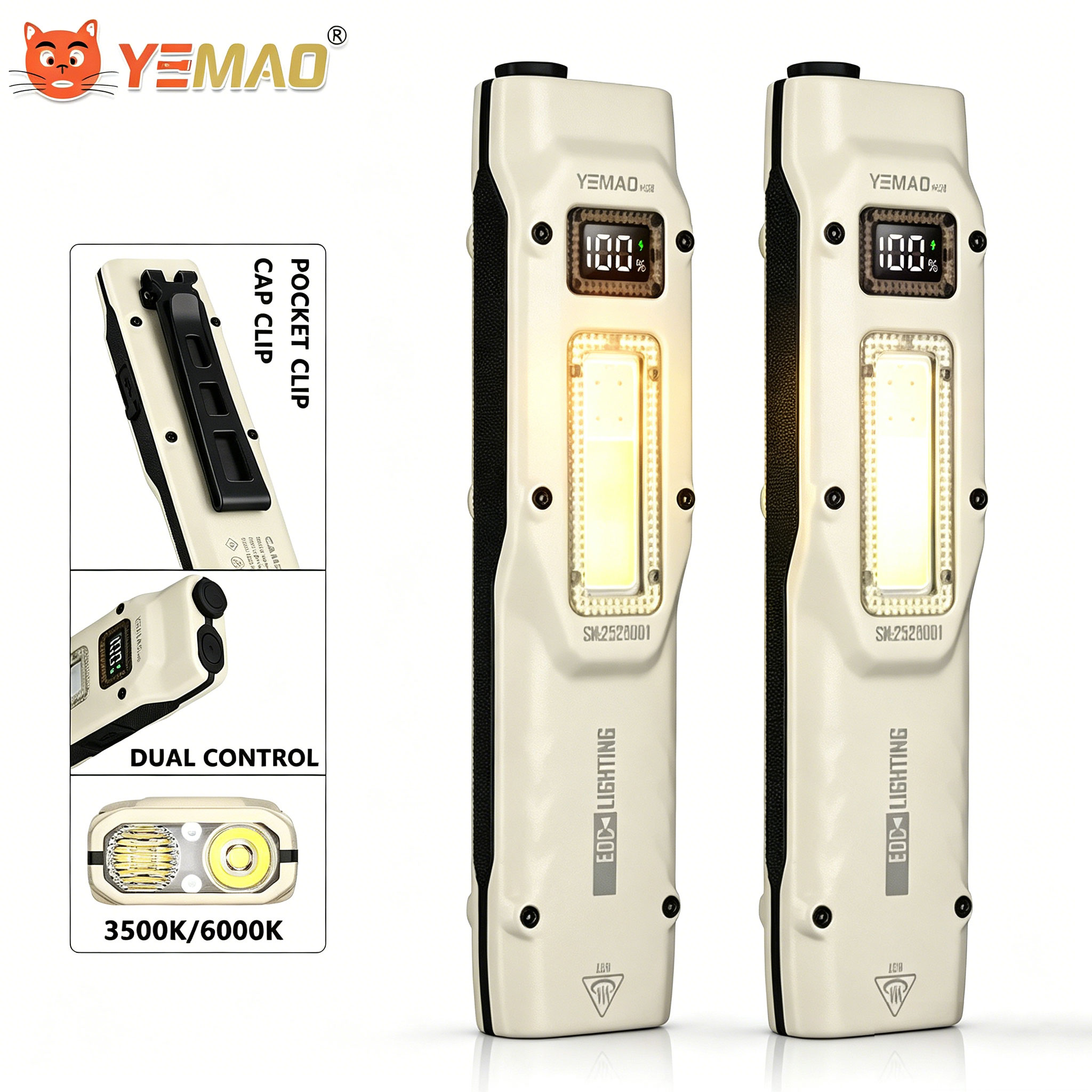 Outdoor Lighting Lumen - Przenośna latarka taktyczna YEMAO M28 o
