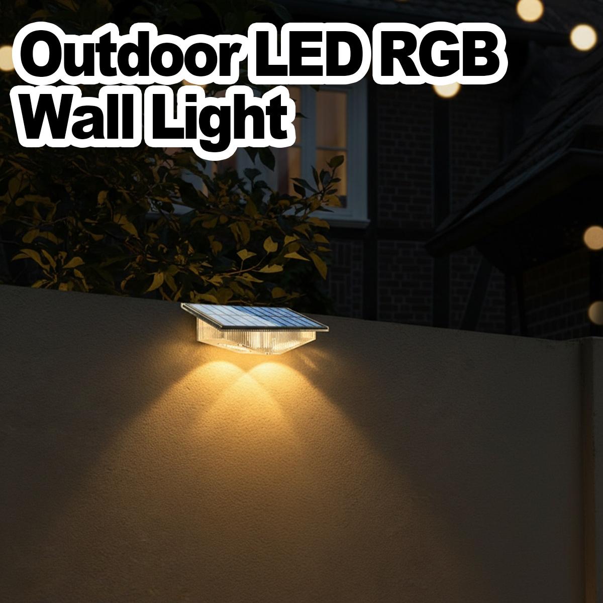 Outdoor Yard Lighting Fixtures - 4 szt. Solarne lampki ogrodzeniowe LED,