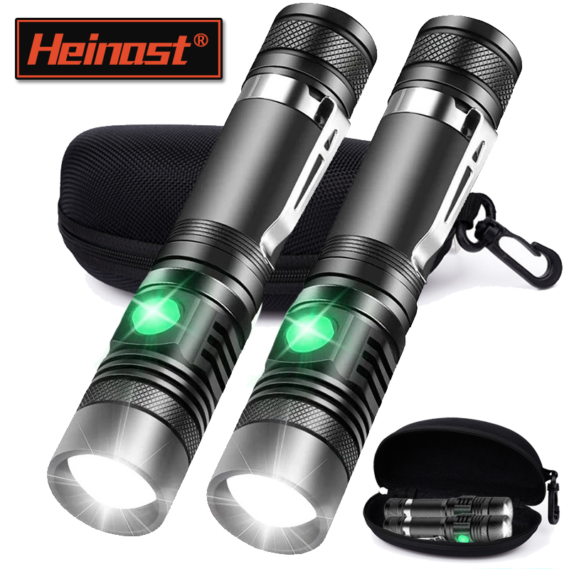 Outdoor Lighting Lumen - Akumulatorowa latarka ręczna T6, zasilana baterią