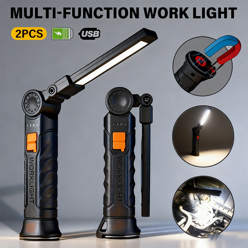 Outdoor Lighting For Camping - Przenośna latarka LED COB ładowana przez