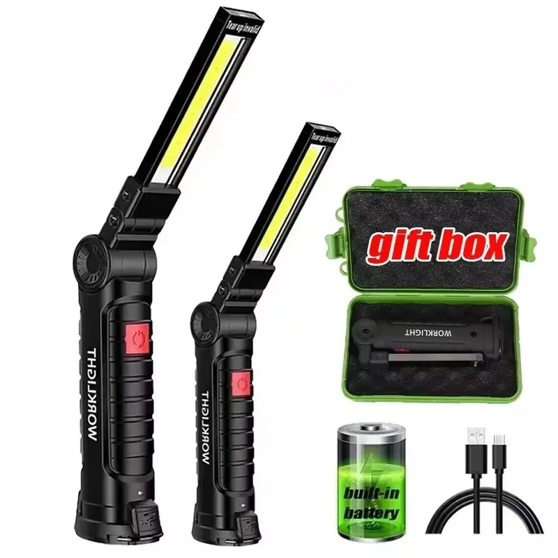 Outdoor Lighting For Camping - Przenośna latarka ręczna, ładowana przez USB,