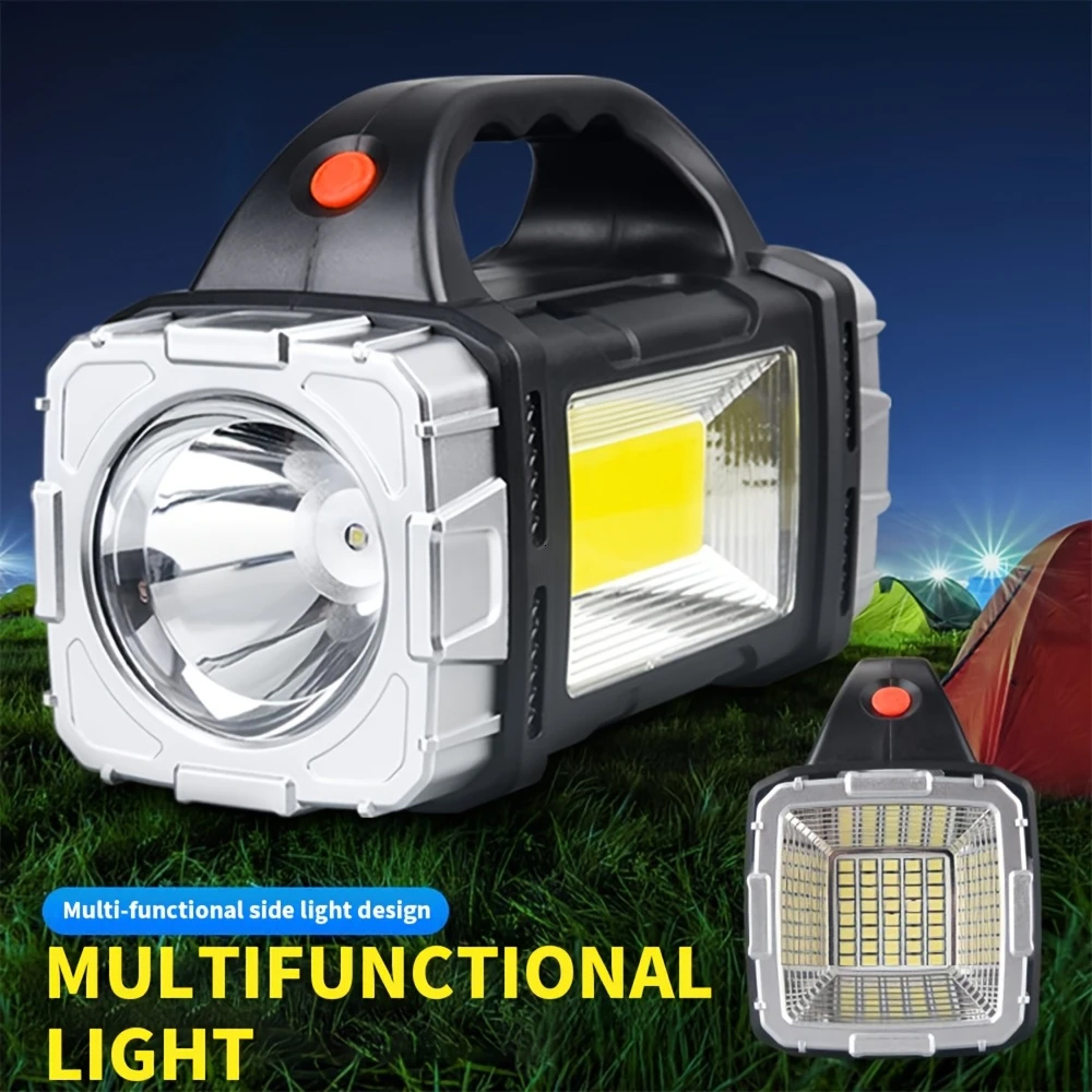 Outdoor Lighting For Camping - Przenośna, mocna latarka LED z możliwością