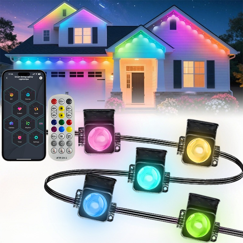 Outdoor Lighting Timer Switch - Inteligentne oświetlenie okapowe na zewnątrz, trwałe