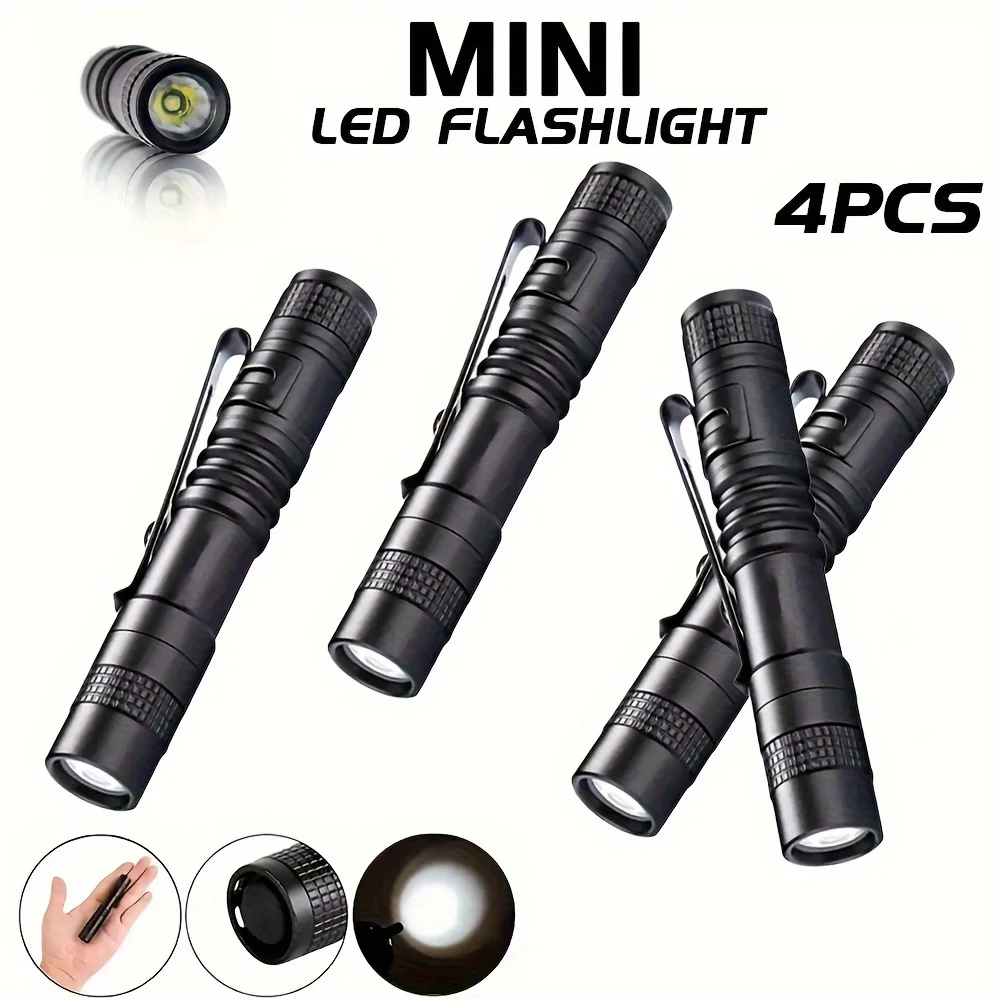 Outdoor Lighting Lumen - 1-4 SZT. Mini Przenośna Latarka LED