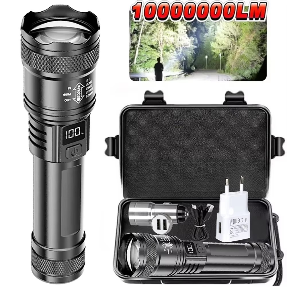 Outdoor Lighting Lumen - Akumulatorowa latarka LED z zoomem, wyświetlaczem