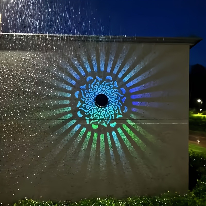Outdoor Lighting Diy - Solarna lampa ścienna LED z projekcją