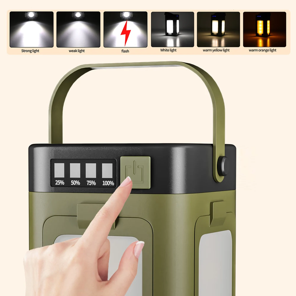 Solarna przenośna lampa kempin – Outdoor Lighting For Camping recenzja i cena