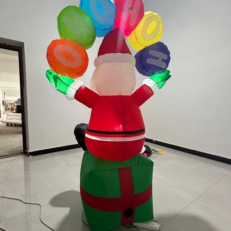 Nadmuchiwany Święty Mikołaj z  – Outdoor Lighting For Christmas recenzja i cena