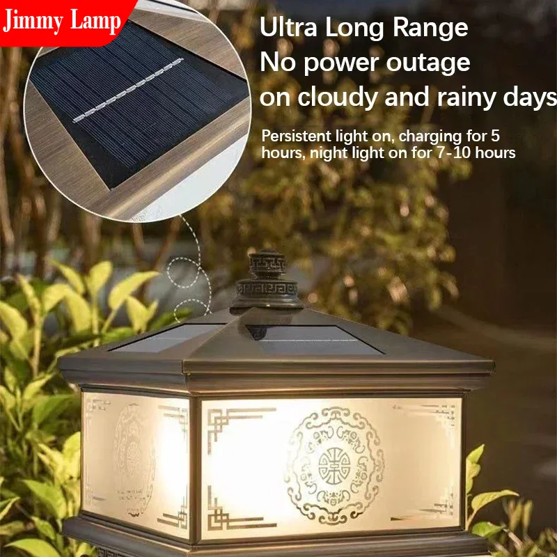 Zewnętrzna lampa solarna ścien – Outdoor Lighting Brass recenzja i cena