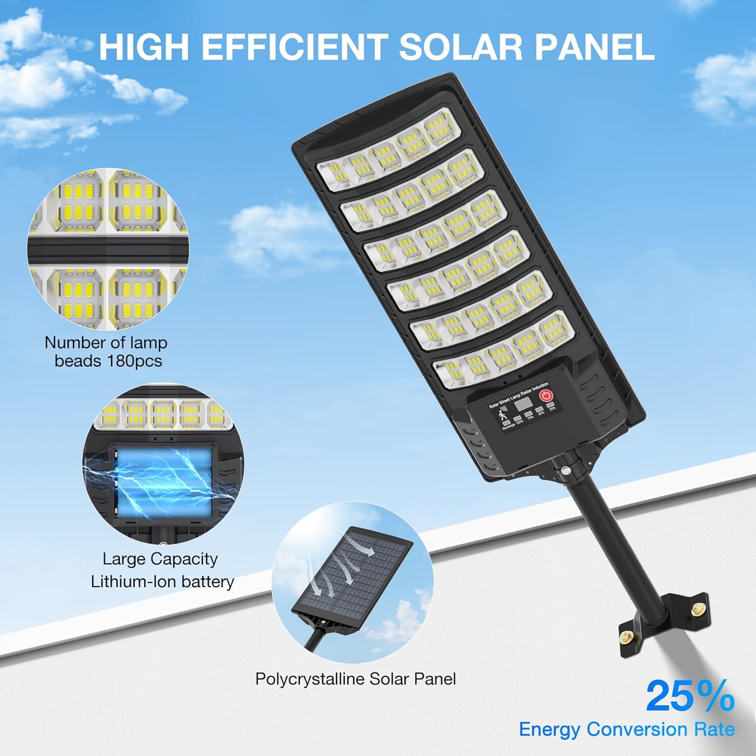 Solarna lampa uliczna z mocowa – Outdoor Lighting Dusk To Dawn recenzja i cena