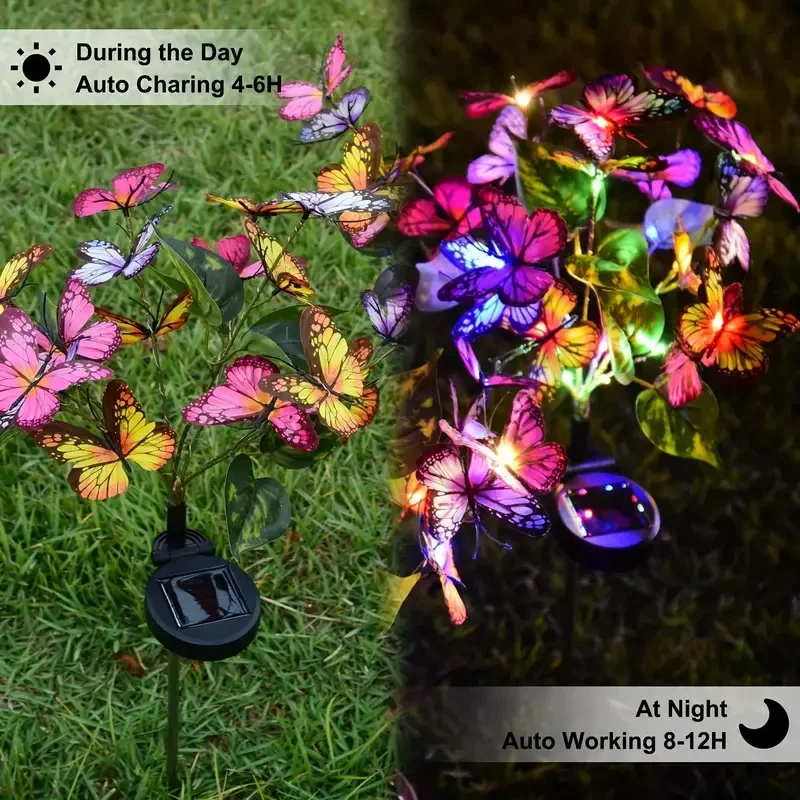 Solarny LED Motyl Lampki Ogrod – Outdoor Lighting For Christmas recenzja i cena