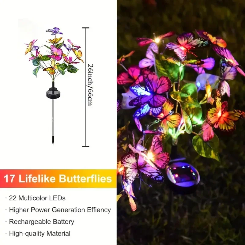 Solarny LED Motyl Lampki Ogrod – Outdoor Lighting For Christmas recenzja i cena