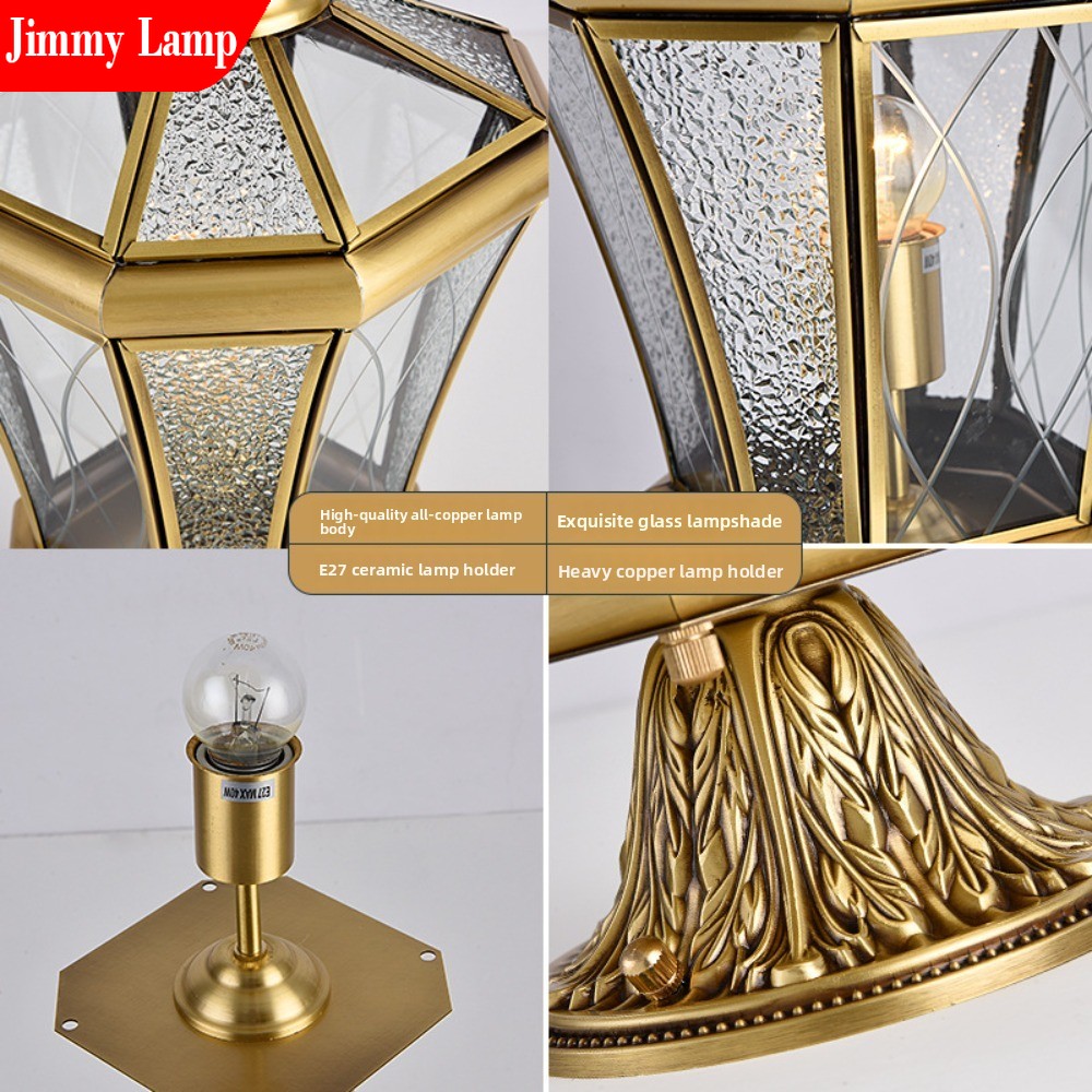 Europejska lampa ogrodowa w st – Outdoor Lighting Brass recenzja i cena