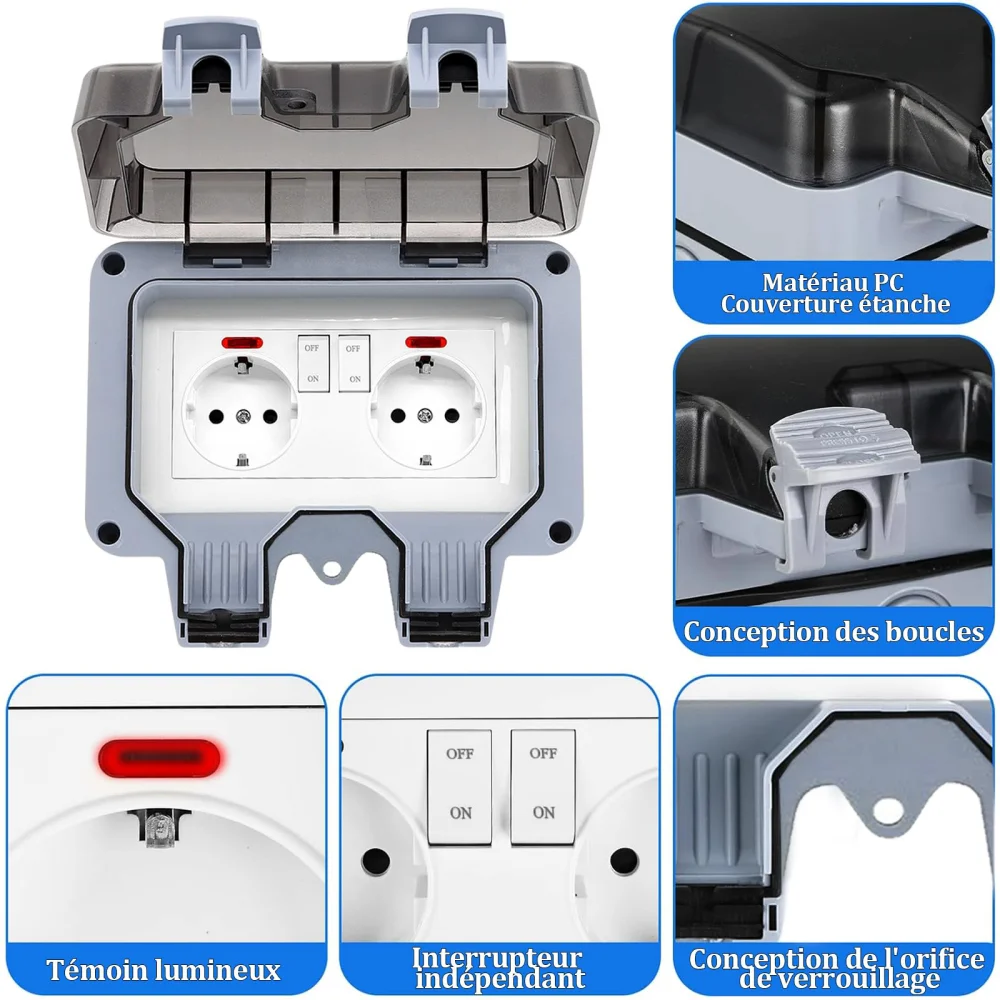Gniazdo zewnętrzne w stylu eur – Outdoor Lighting Wall Mount recenzja i cena