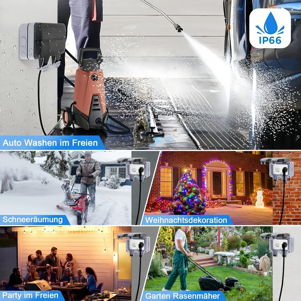 Gniazdo zewnętrzne w stylu eur – Outdoor Lighting Wall Mount recenzja i cena