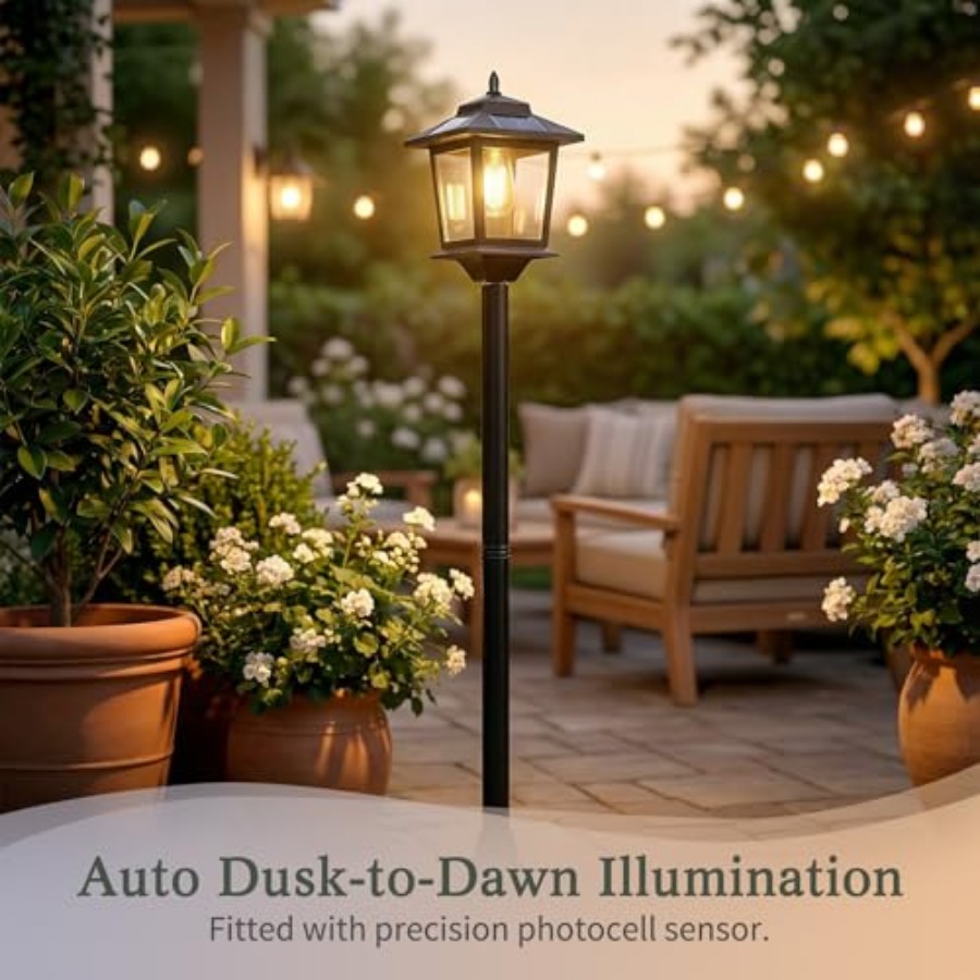 Zewnętrzne solarne lampy słone – Outdoor Lighting Dusk To Dawn recenzja i cena