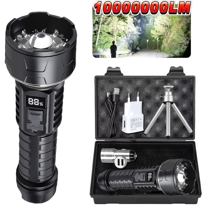Latarka COB LED Akumulatorowa  – Outdoor Lighting For Camping recenzja i cena