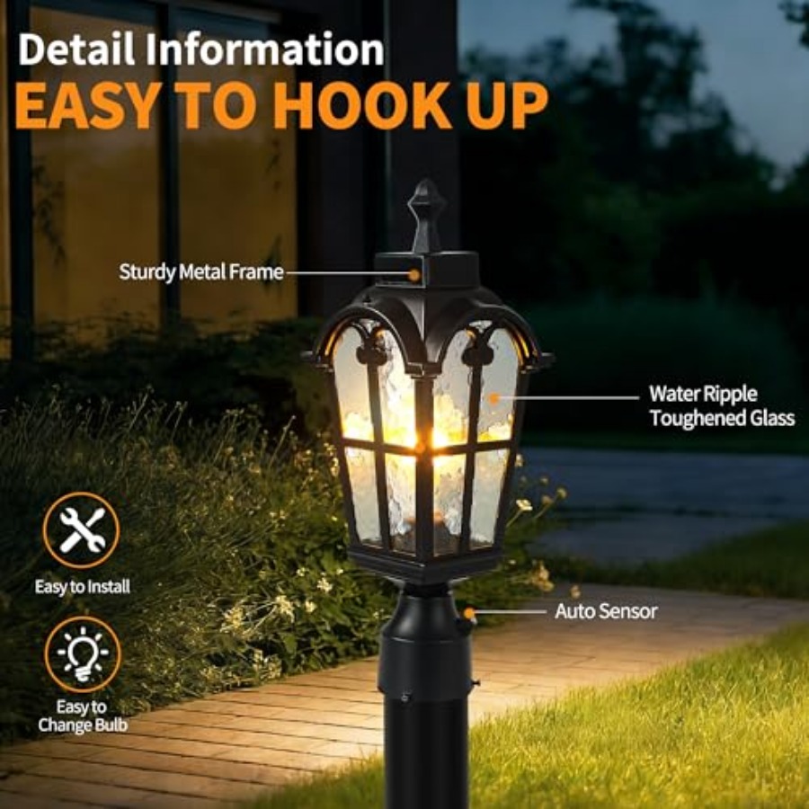 Zewnętrzne lampy słupkowe z cz – Outdoor Lighting Fixtures recenzja i cena