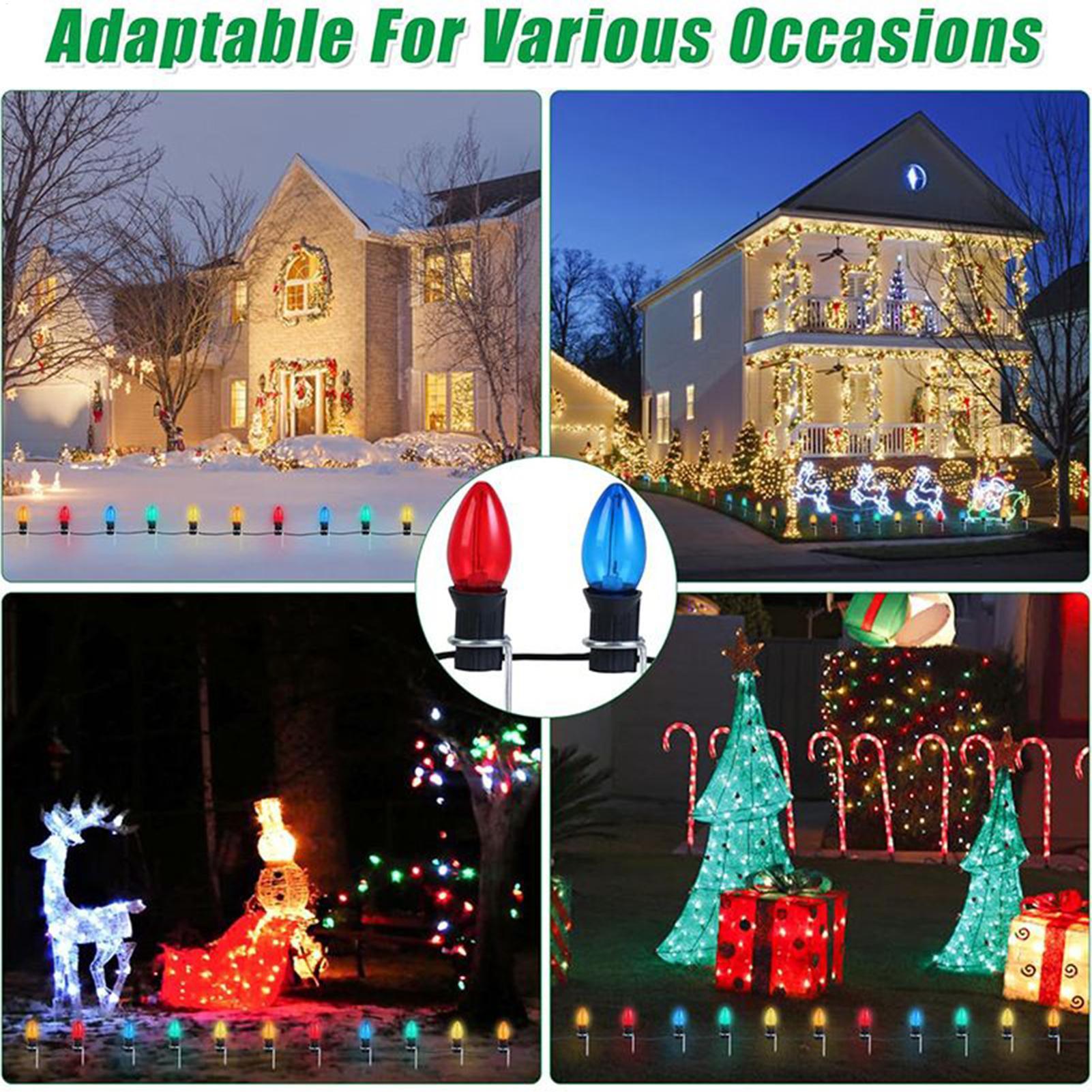 Świąteczne lampki do wbijania  – Outdoor Lighting For Christmas recenzja i cena