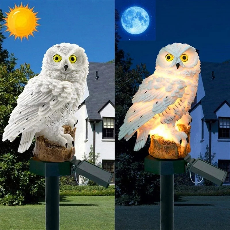 Solarna Statua Sowy, Lampa Ogr – Outdoor Lighting Lumen recenzja i cena