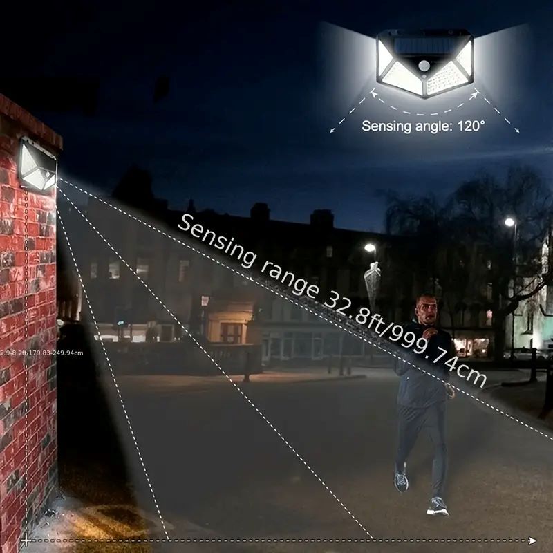 100 LED Zewnętrzna Solarna Lam – Outdoor Lighting With Motion Sensor recenzja i cena
