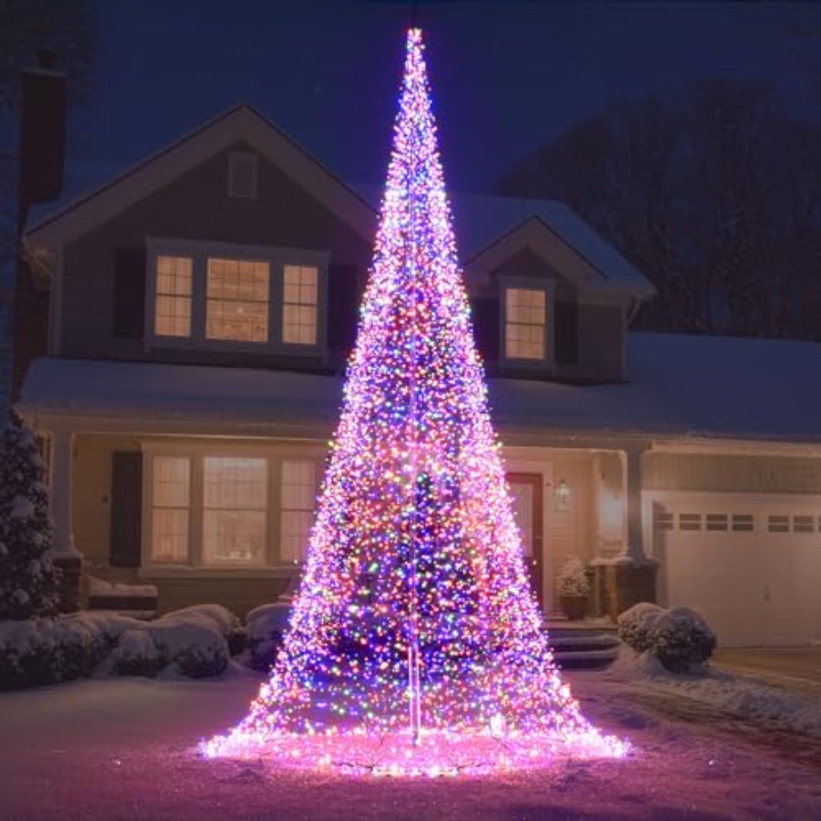 Zewnętrzny maszt flagowy z cho – Outdoor Lighting For Christmas recenzja i cena