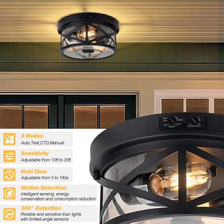 Zewnętrzna lampa sufitowa z cz – Outdoor Lighting Fixtures recenzja i cena