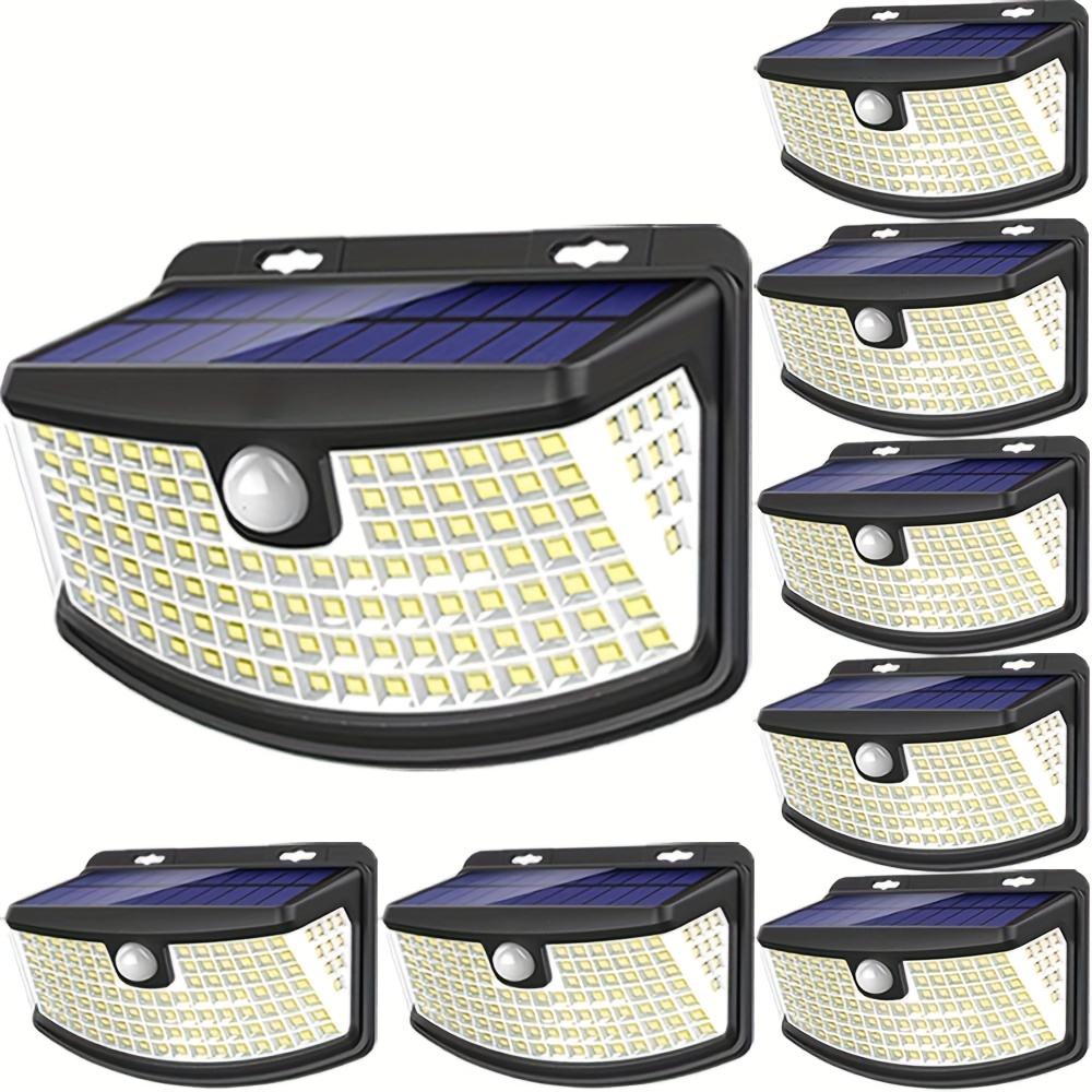 Zestawy 8/6/4 sztuk solarnych  – Outdoor Lighting With Motion Sensor recenzja i cena