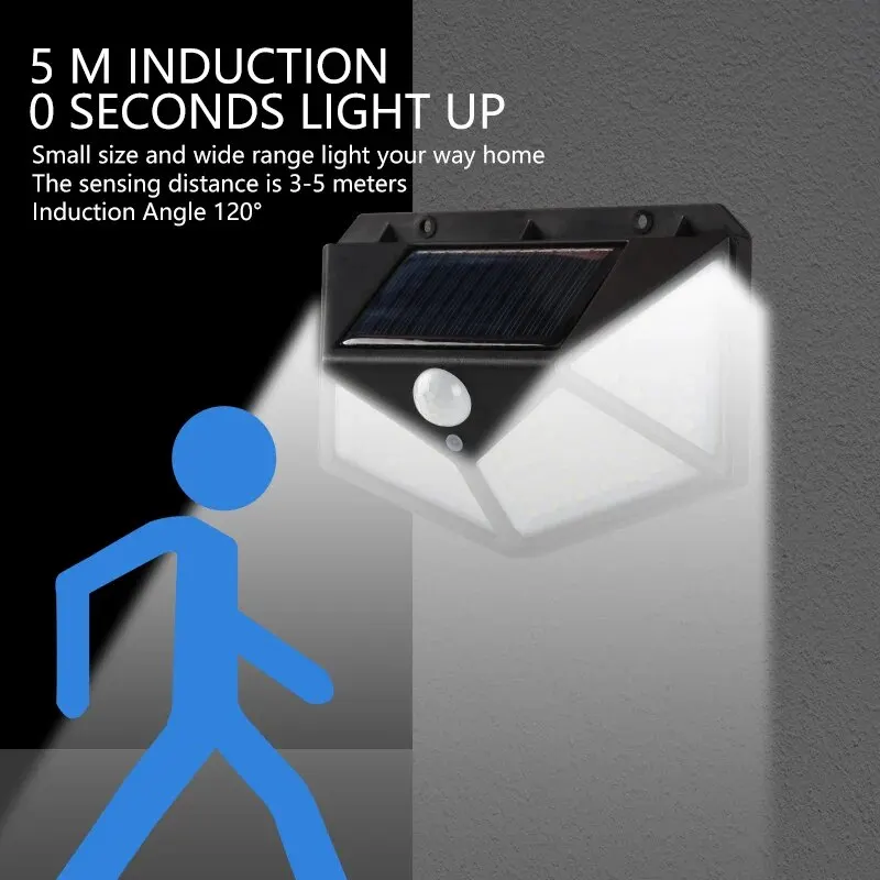Lampa solarna ścienna z czujni – Outdoor Lighting With Motion Sensor recenzja i cena