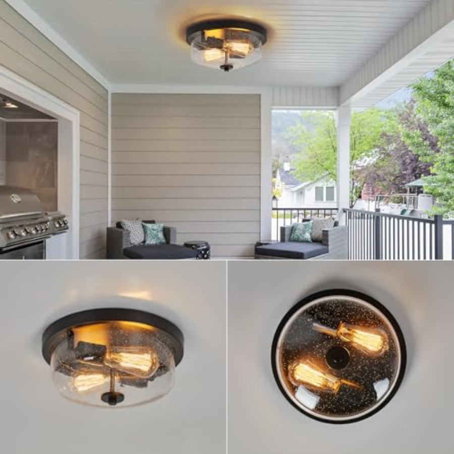 Lampa sufitowa typu flush moun – Outdoor Lighting Fixtures recenzja i cena